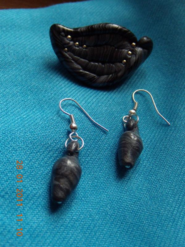 small leaves earrings + interesting :) picture no. 3