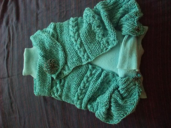 extravagant cloak-sweater