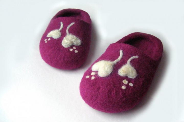 Felt tapkės Valentine's Day
