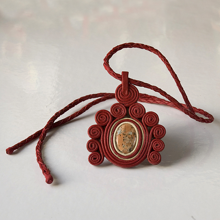 Pendants " Red fantasy "