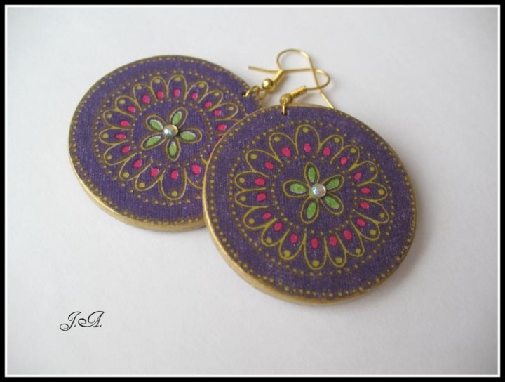 Oriental earrings