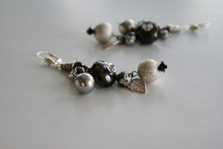 Earrings " The Bubbles III "