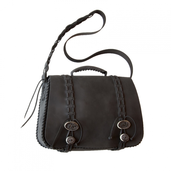 Large leather handmade handbag
