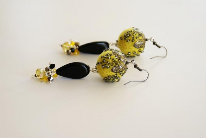Earrings " Dugys II "