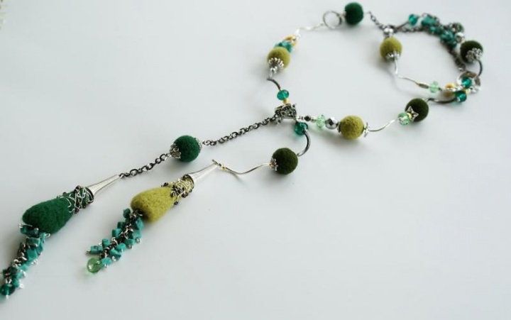 Necklace - belt " Forest " picture no. 2