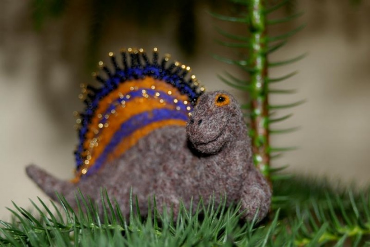 Brooch " dimetrodontas "