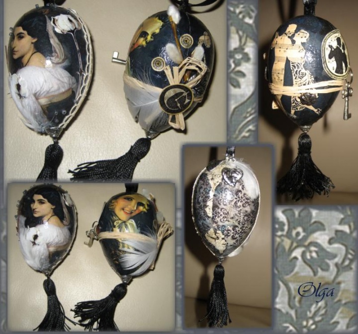 Decorative eggs " retro-2 "