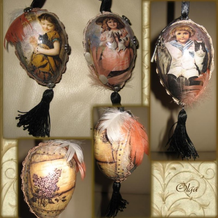 Decorative eggs " retro-3 "