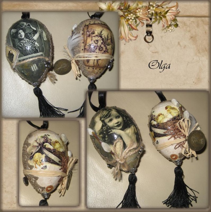 Decorative egg " retro-5 "