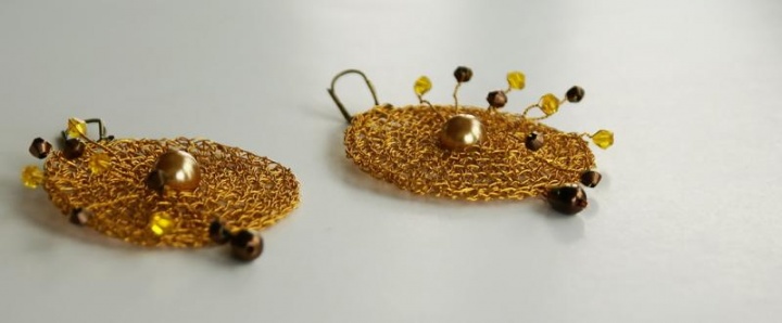 Earrings " Solar " picture no. 3