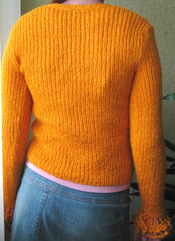 Yellow sweater picture no. 2