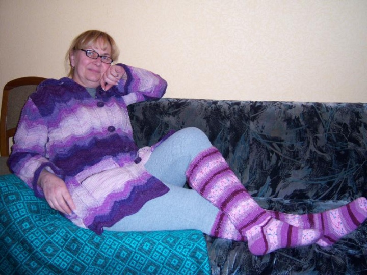 Sweater and socks