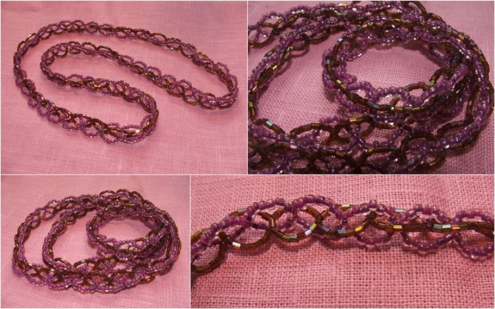 Pink chain verinys