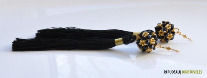 Tassels " Golden Black " picture no. 2