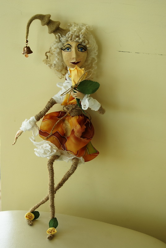 Of interior doll " Flower children "