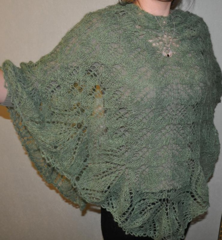 Green shawl