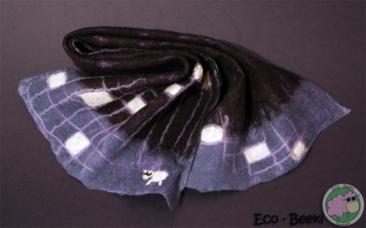 Siulaikiski scarves made of 100% wool picture no. 3