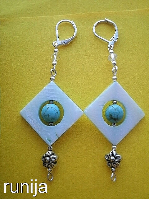 037thSwarovski pearl, turquoise