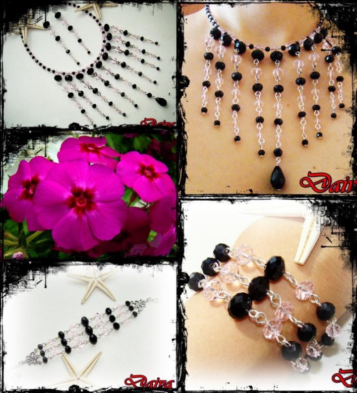 Black and pink set