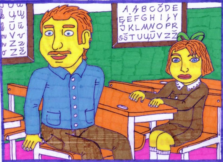 Kai nycietė Irena tebuvo pirmokė