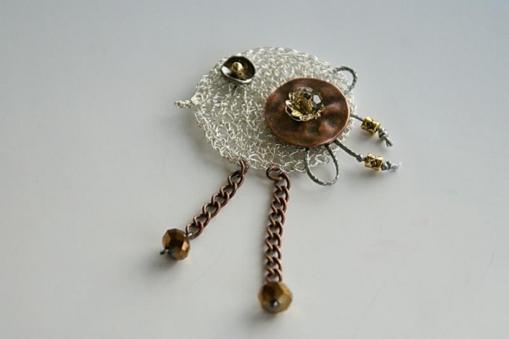 Brooch " Crazy bird " picture no. 2