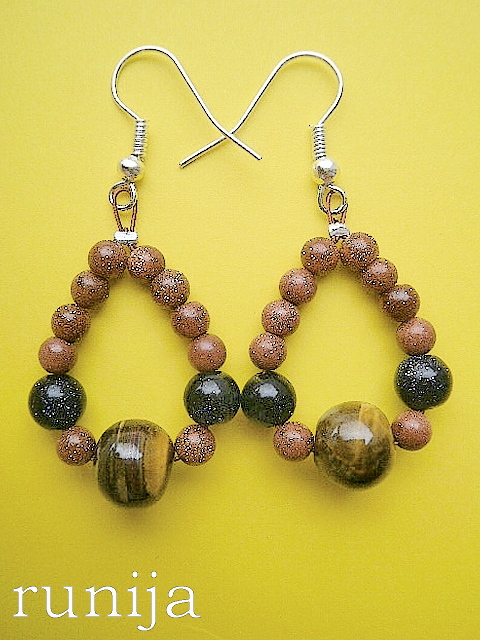 096th Sun stone, tiger eye