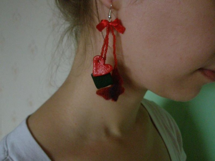 Earrings " Spring "