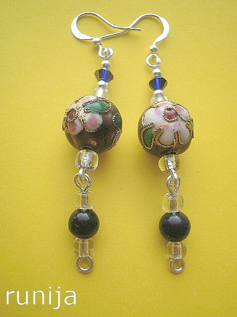 035th Swarovski, cloisonne, solar stone.
