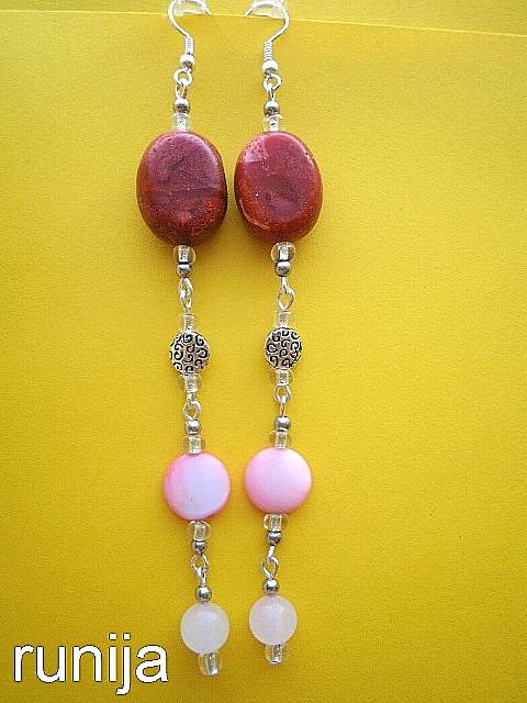 124th Coral, mother of pearl, quartz