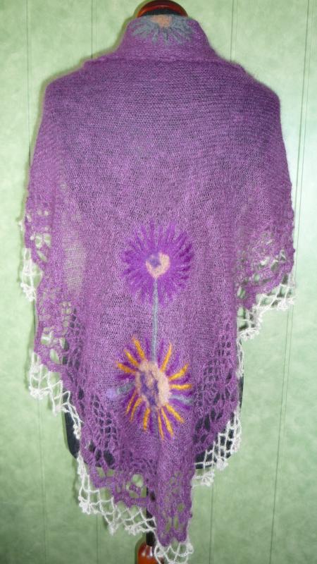 purple robe with fleece grounds picture no. 2