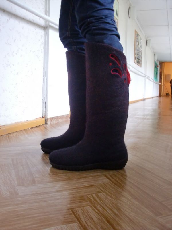 Moteriski felted picture no. 2