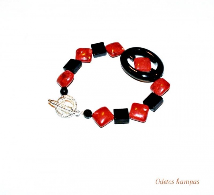 Bracelet " black-red "