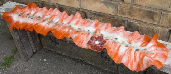 Orange scarf picture no. 3