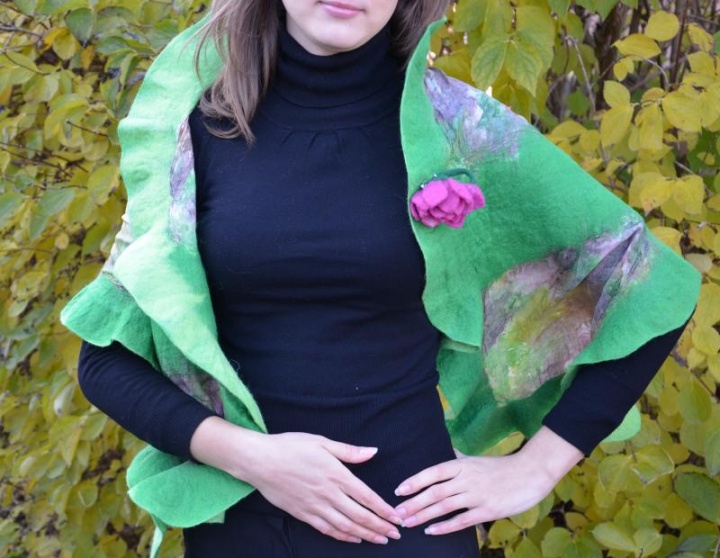 Silk and wool