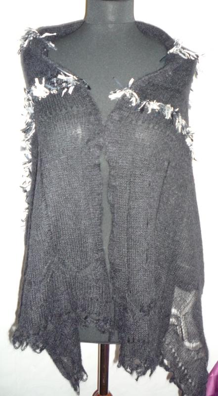 black mohair scarf