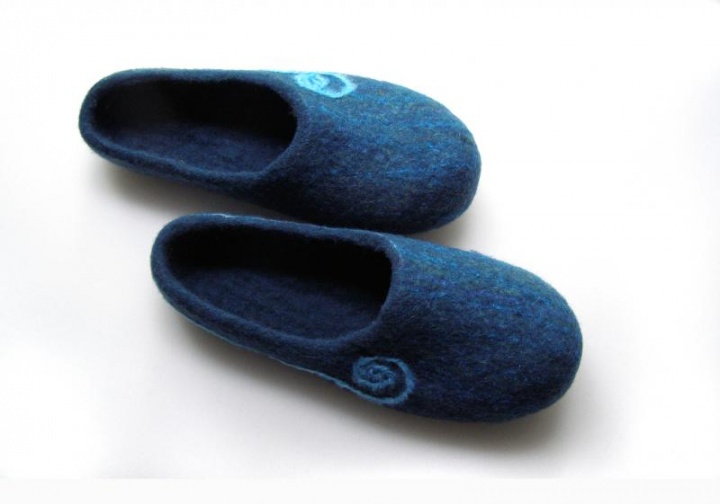 Felt slippers Blue picture no. 2