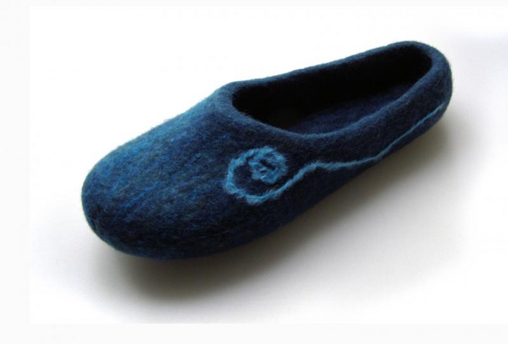Felt slippers Blue picture no. 3