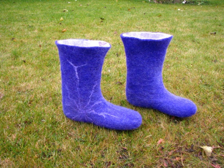 Blue boots