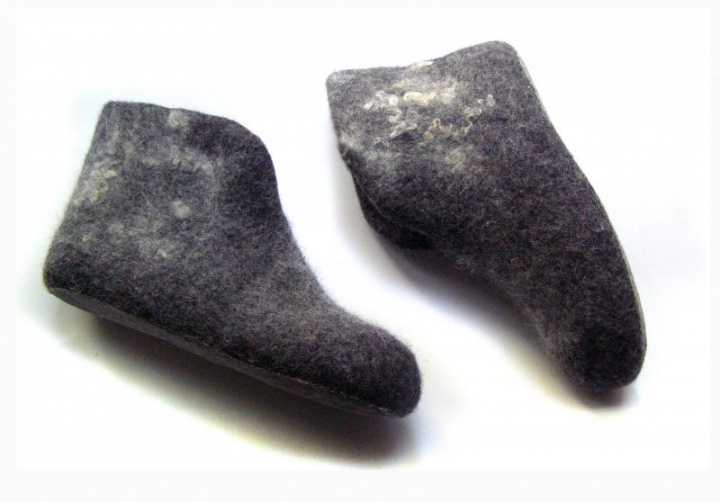 Felt boots " Black & amp; quot;