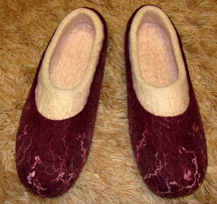 Burgundy with white, 39 size picture no. 3