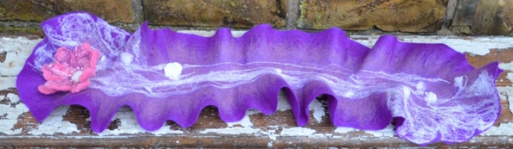 Violet scarf