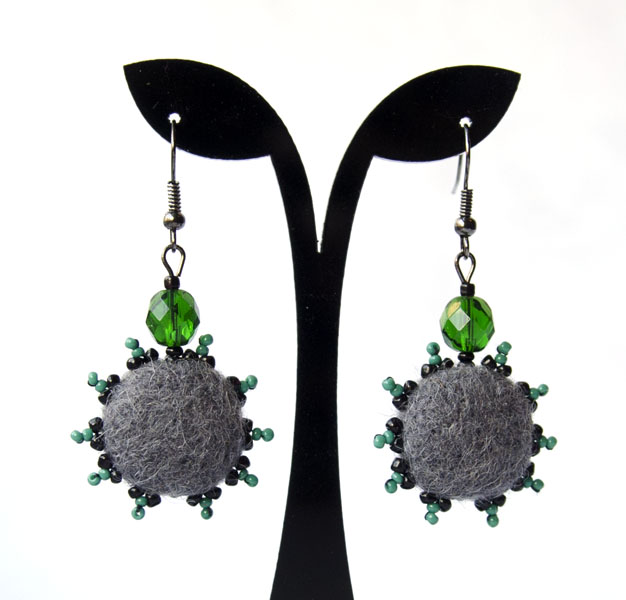 Earrings " Sun "