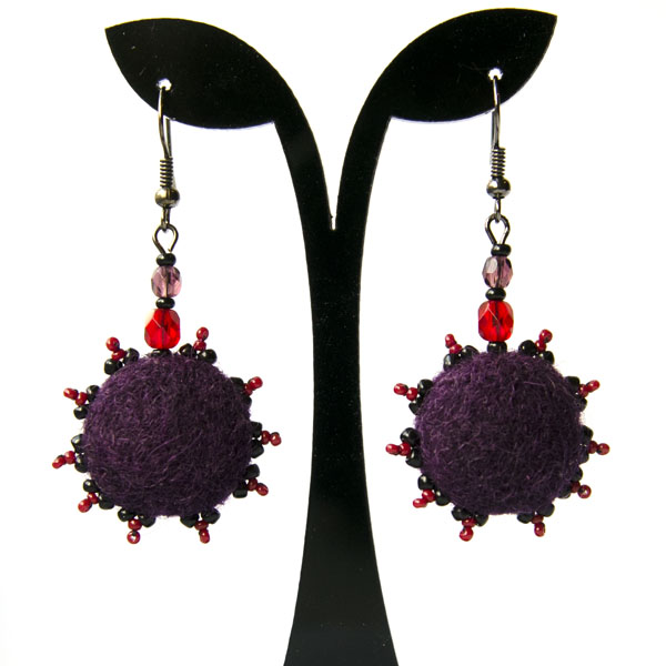 Earrings " Sun 2 "