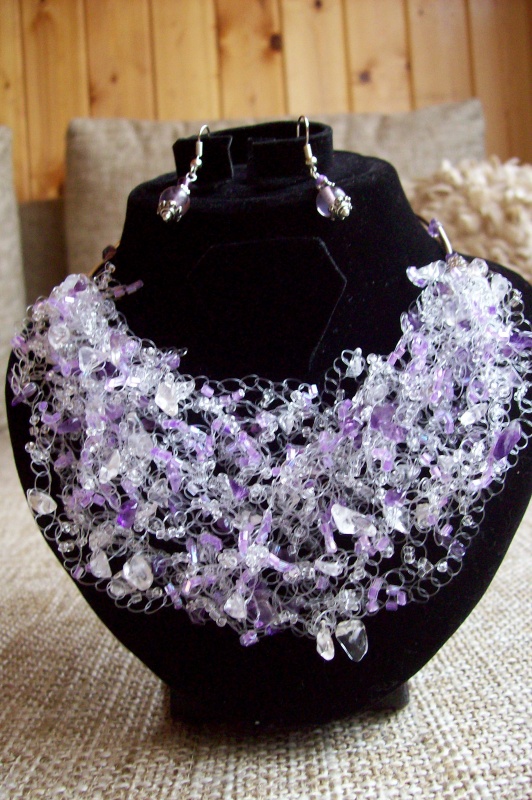 Rhinestone and Aventurine Set