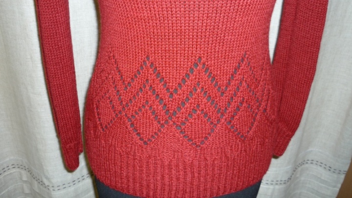 burgundy sweater picture no. 2