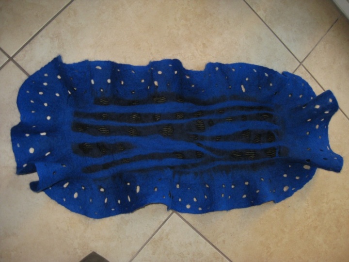 Blue scarf
