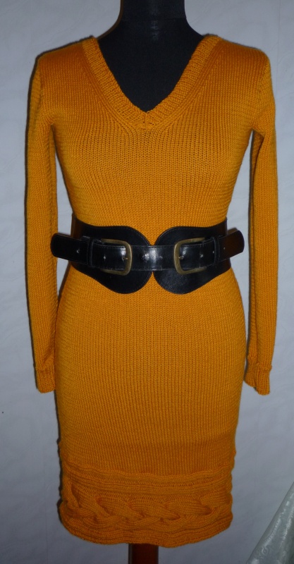 Bright, warm dress