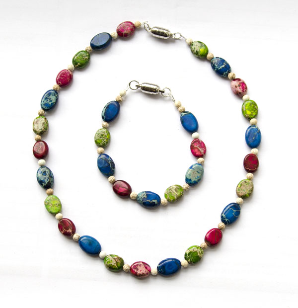 Necklace and bracelet