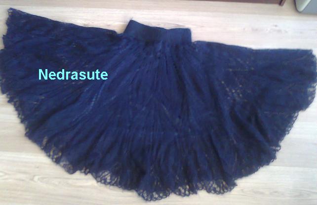 Blue skirt