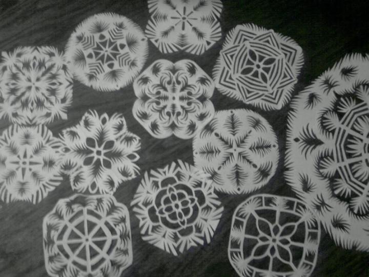 Paper snowflakes picture no. 2